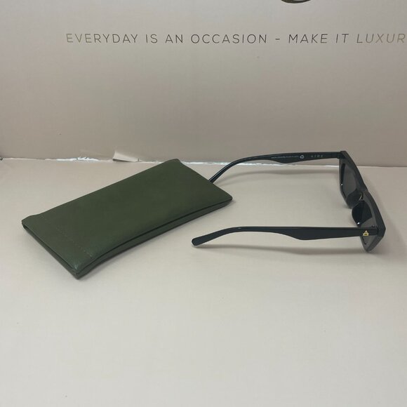 (NWT) Aire | Aire Polaris Sunglasses in Black & Smoke Mono main image 4